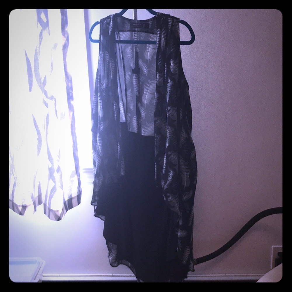 Religion front wrap dress shirt